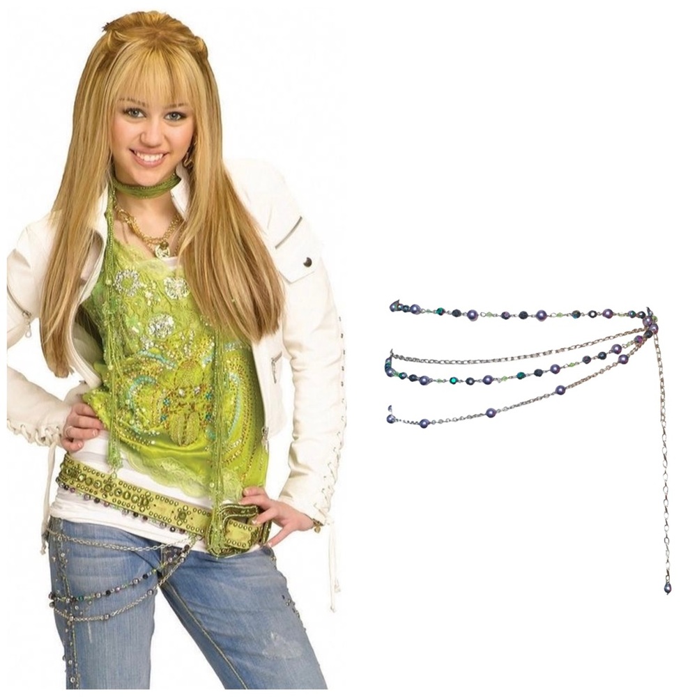 Hannah Montana’s Wardrobe! Beaded Rhinestone Chain Belt Season 2